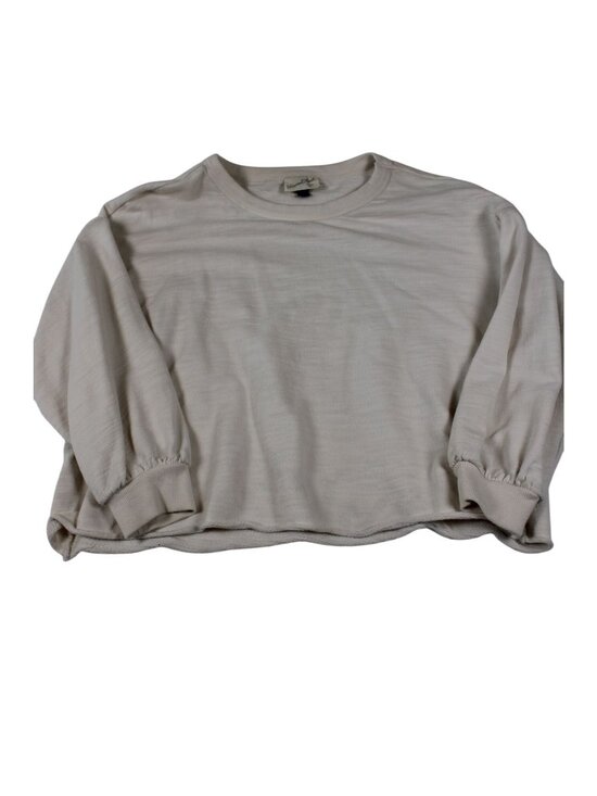 Universal Thread Sweaters - Universal Thread Womens Beige Long-Sleeve Crewneck Top XL